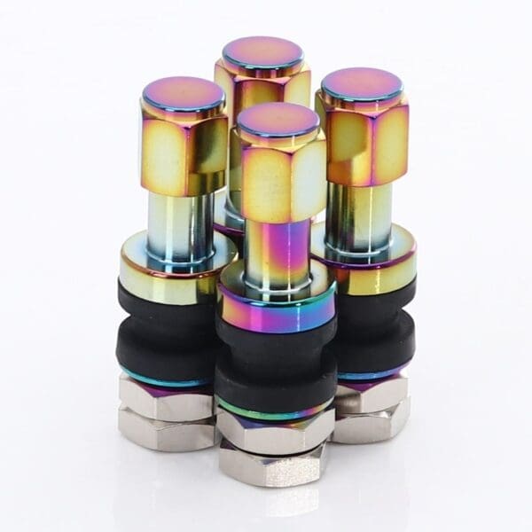 Alumiiniumventiili komplekt JR Wheels - JR-V2 - Neo-Chrome