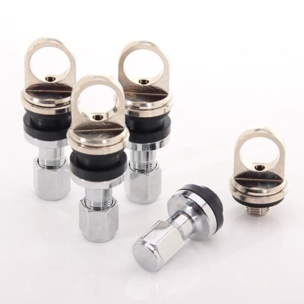 Alumiiniumventiili komplekt JR Wheels - TPMS hoidikuga V1 - Silver