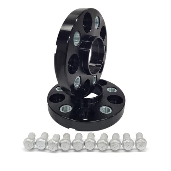 Polditavad flantsid 20mm 5x120 cb72.6 Black (M14x1.25)