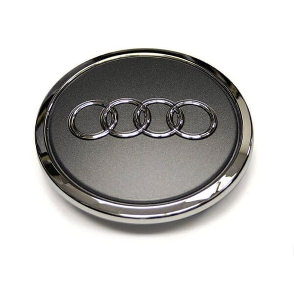 Veljekapsel Audi - CB66.6 - 69mm - Grey/Chrome (4B0601170A7ZJ)
