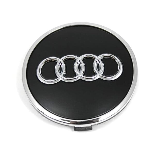 Veljekapsel Audi - CB66.6 - 59.5mm - Black/Chrome (8W0601170B)