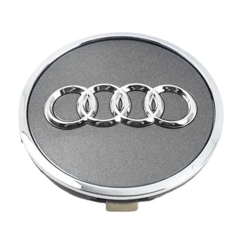 Veljekapsel Audi - CB66.6 - 59.5mm - Grey/Chrome (8W0601170)